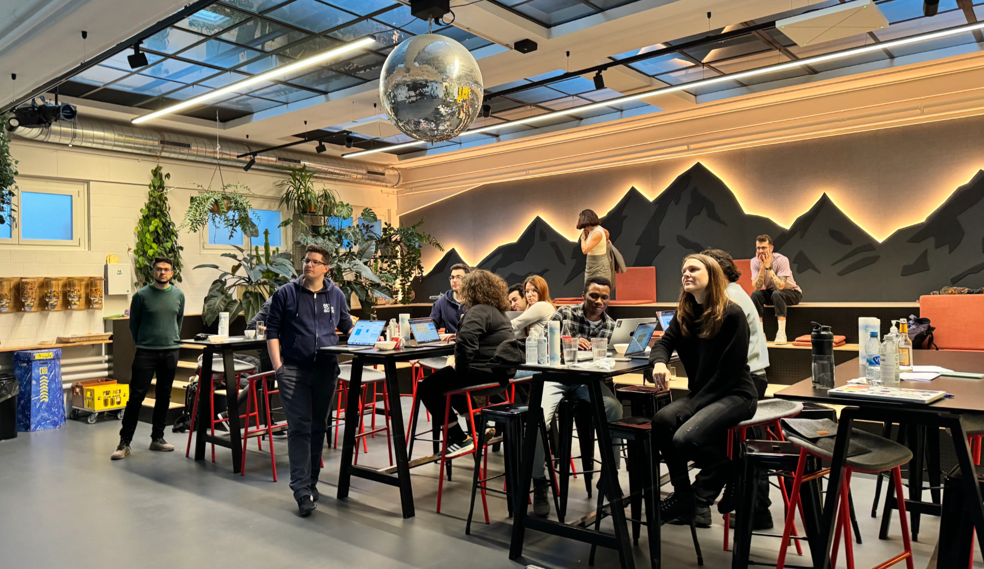 The team in the Zurich office